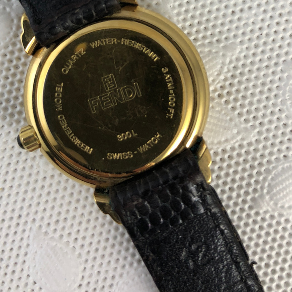 Vintage FENDI 300L18k Gold Plated Swiss Watch main image 14